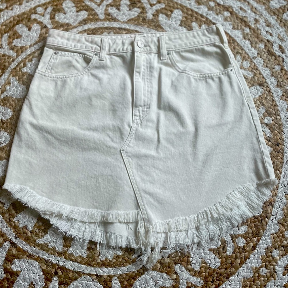 80’s style Free People jean skirt NEW